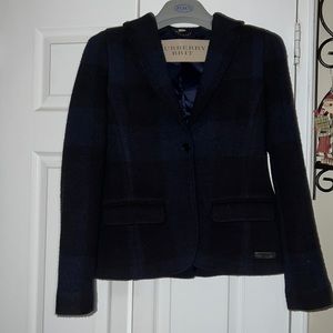 Women’s navy blue Burberry Brit blazer